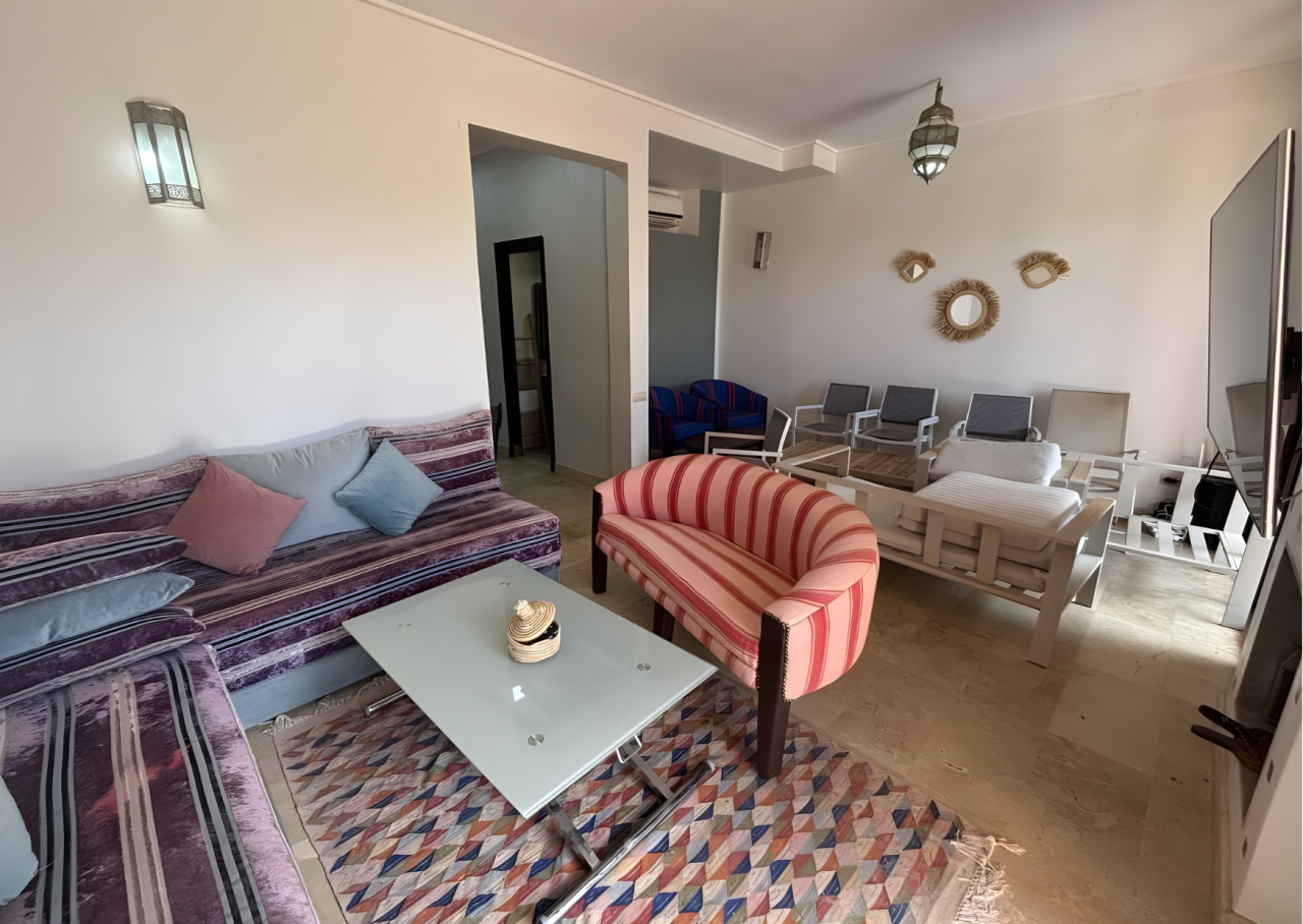 Pavillon 4 chambres avec piscine à louer sur la route de l’Ourika