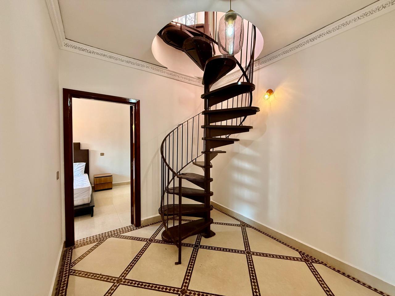 Appartement Guéliz centre dernier étage avec rooftop privé