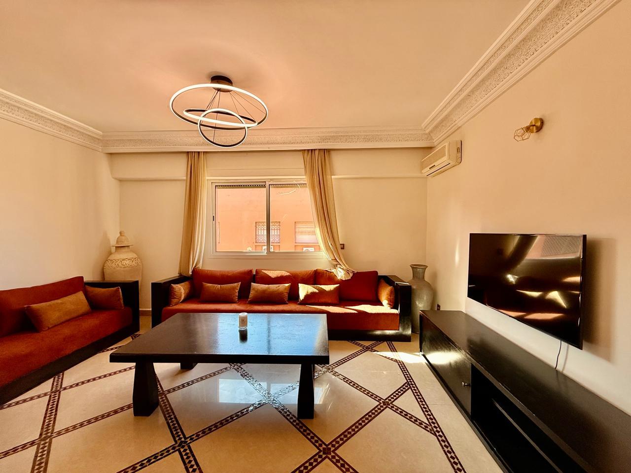 Appartement Guéliz centre dernier étage avec rooftop privé