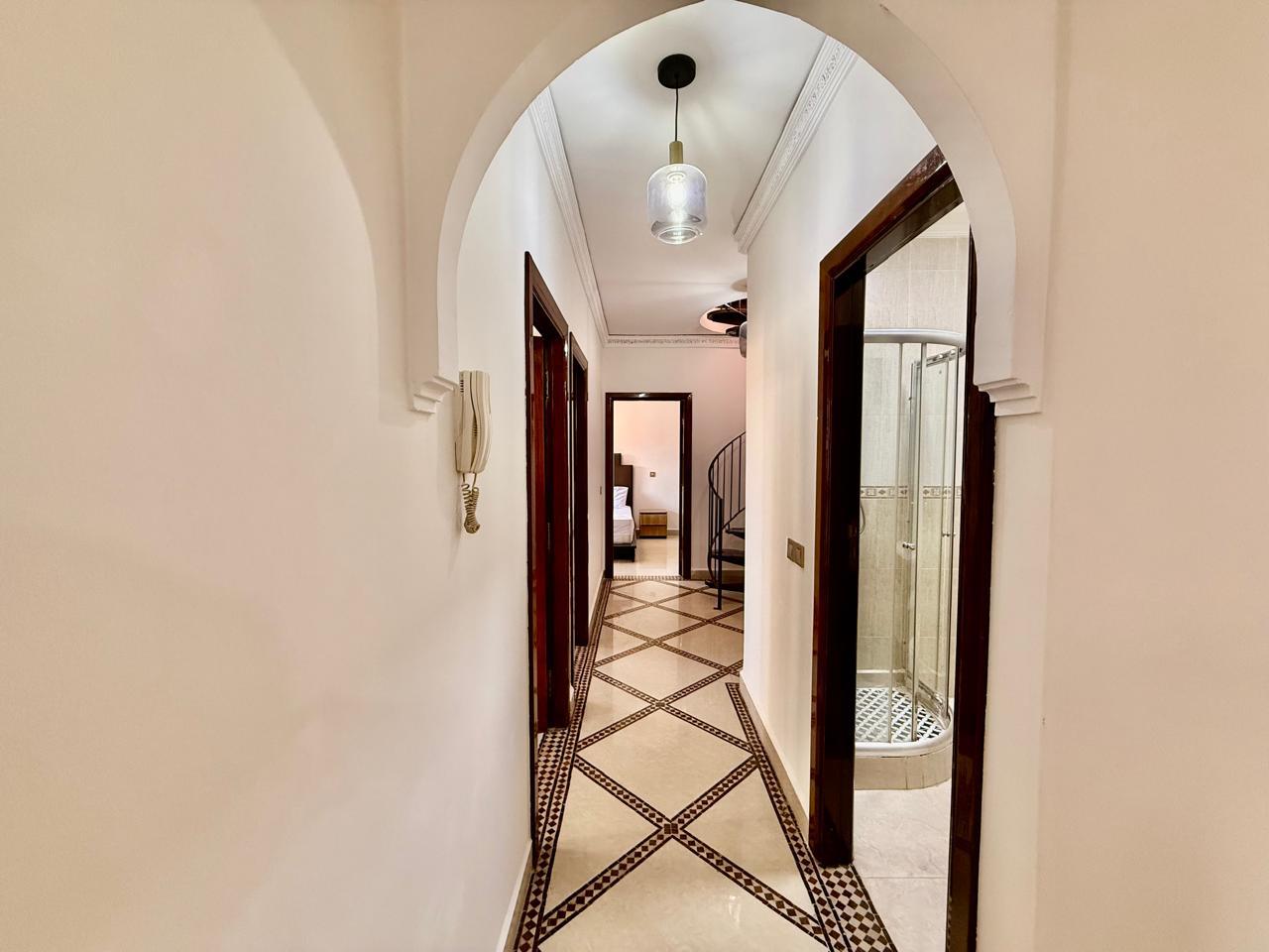 Appartement Guéliz centre dernier étage avec rooftop privé