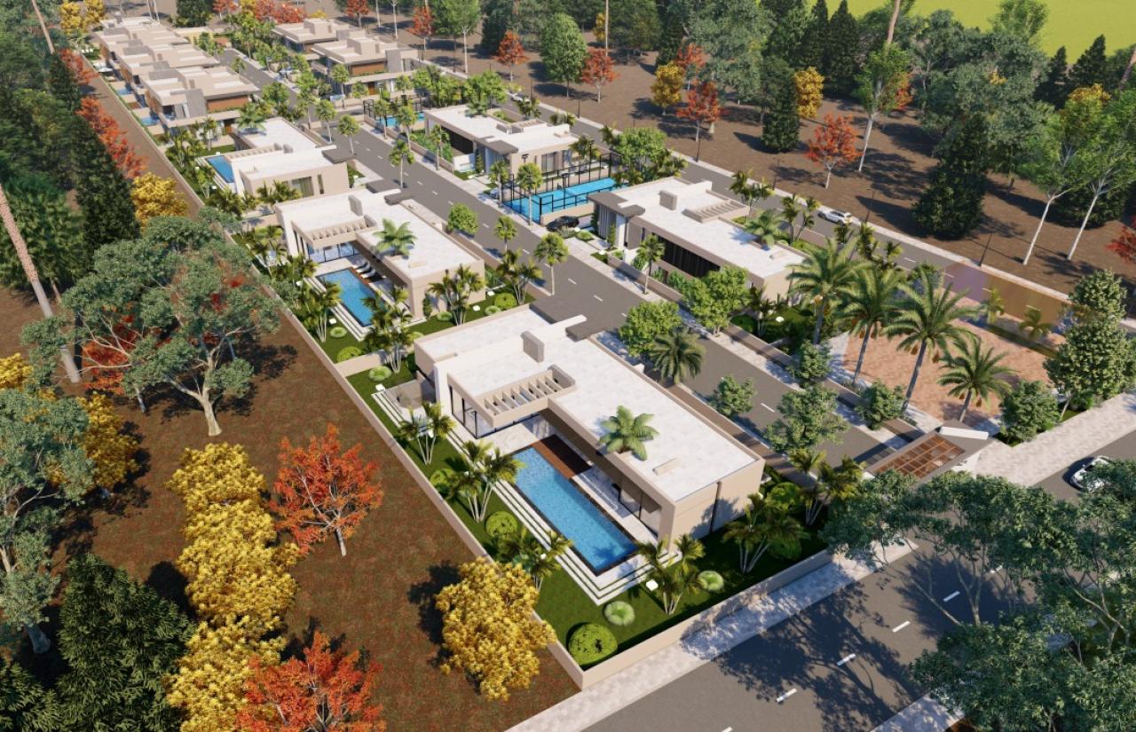 Villas somptueuses plain pieds et R+1 sur la route d'Ourika