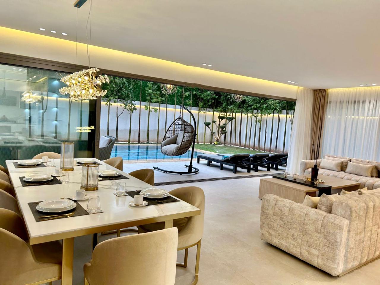 Villa Moderne Haut Standing à Louer – Piscine Chauffée Et Spa