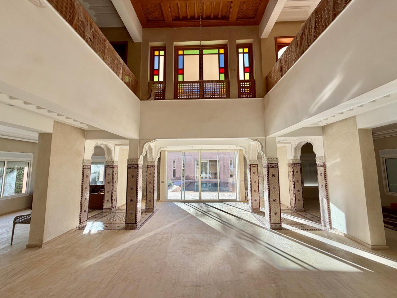 Villa Marocaine Authentique avec Hammam Et Piscine – 7 Chambres