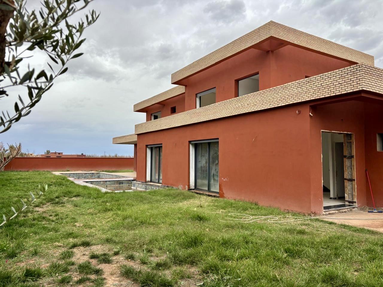 Projet autorisé 10 Villas Route d'Ourika avec témoin fini