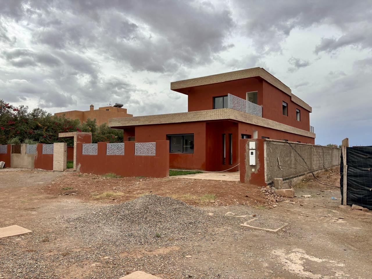 Projet autorisé 10 Villas Route d'Ourika avec témoin fini