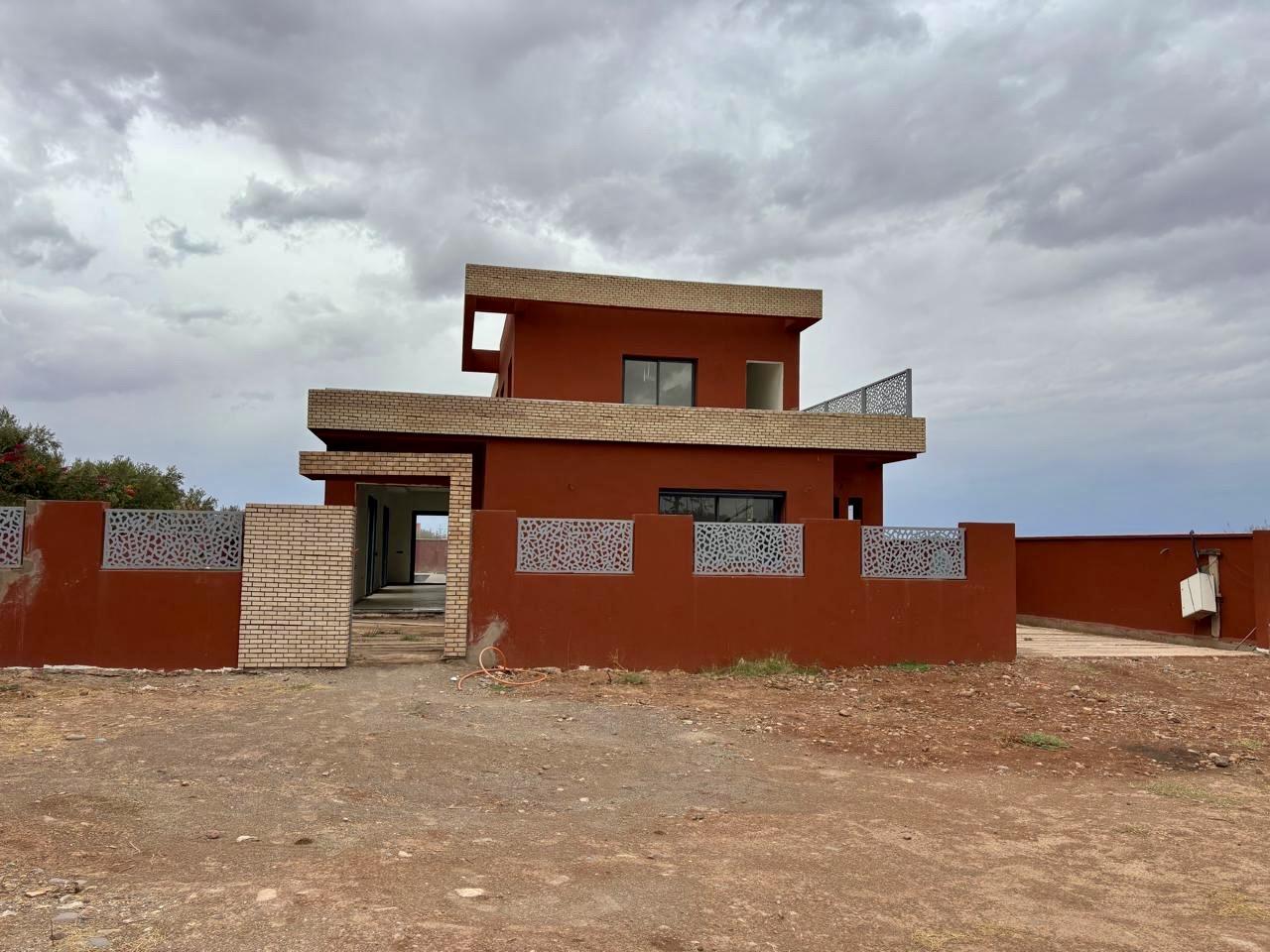 Projet autorisé 10 Villas Route d'Ourika avec témoin fini