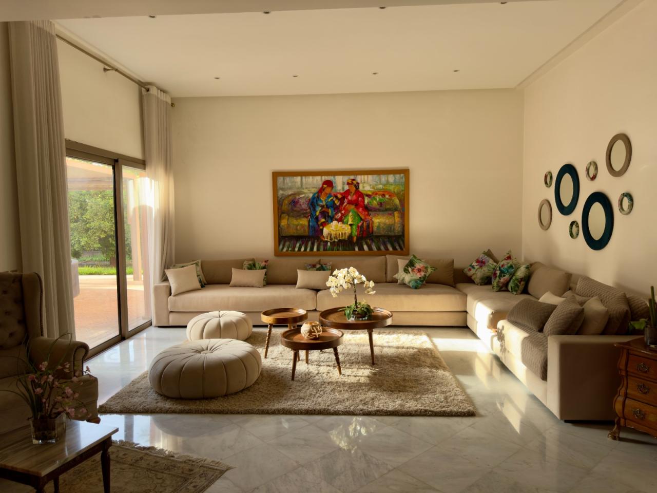 Villa de luxe contemporaine et traditionnelle – Palmeraie Marrakech