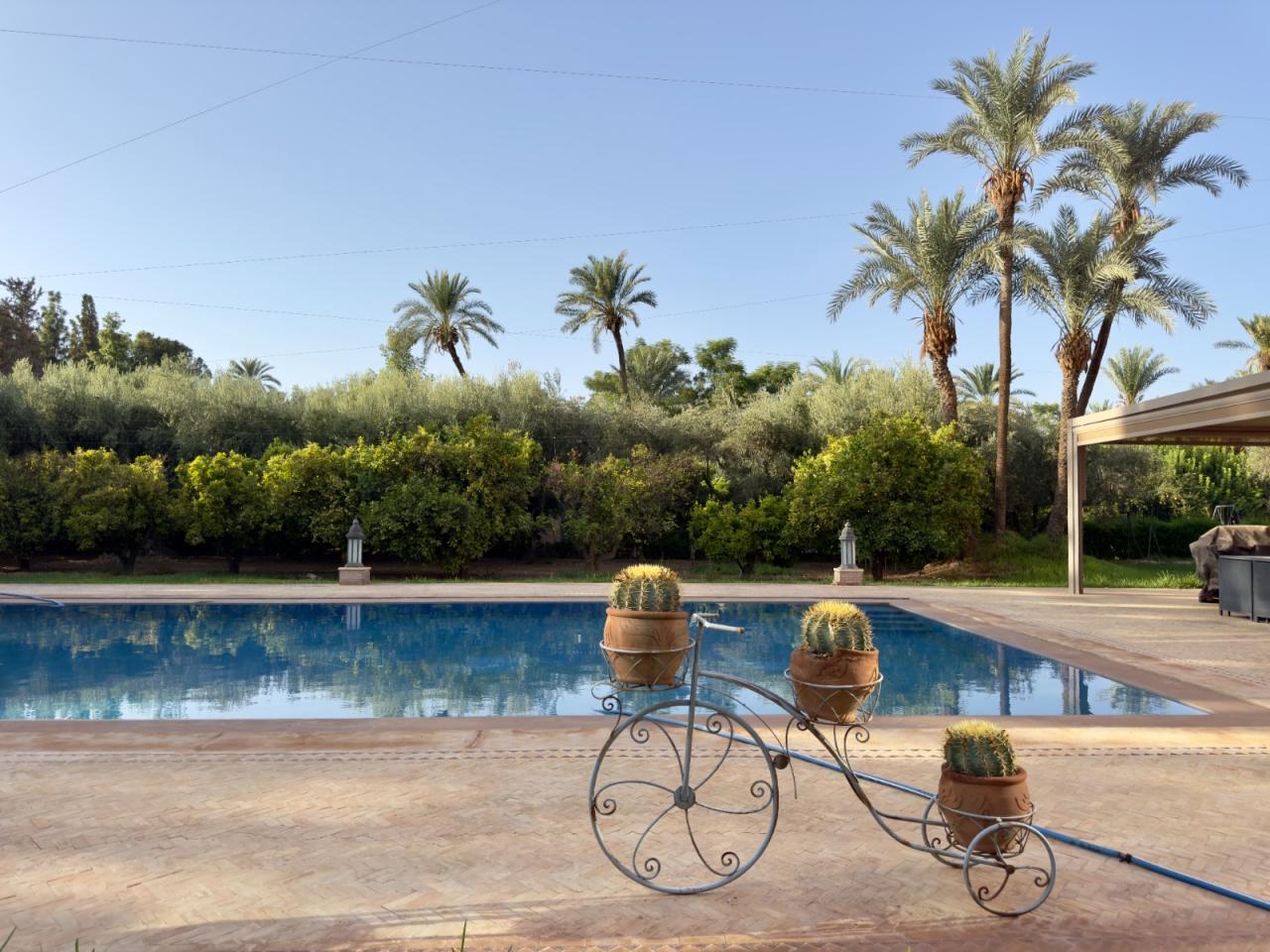 Villa de luxe contemporaine et traditionnelle – Palmeraie Marrakech
