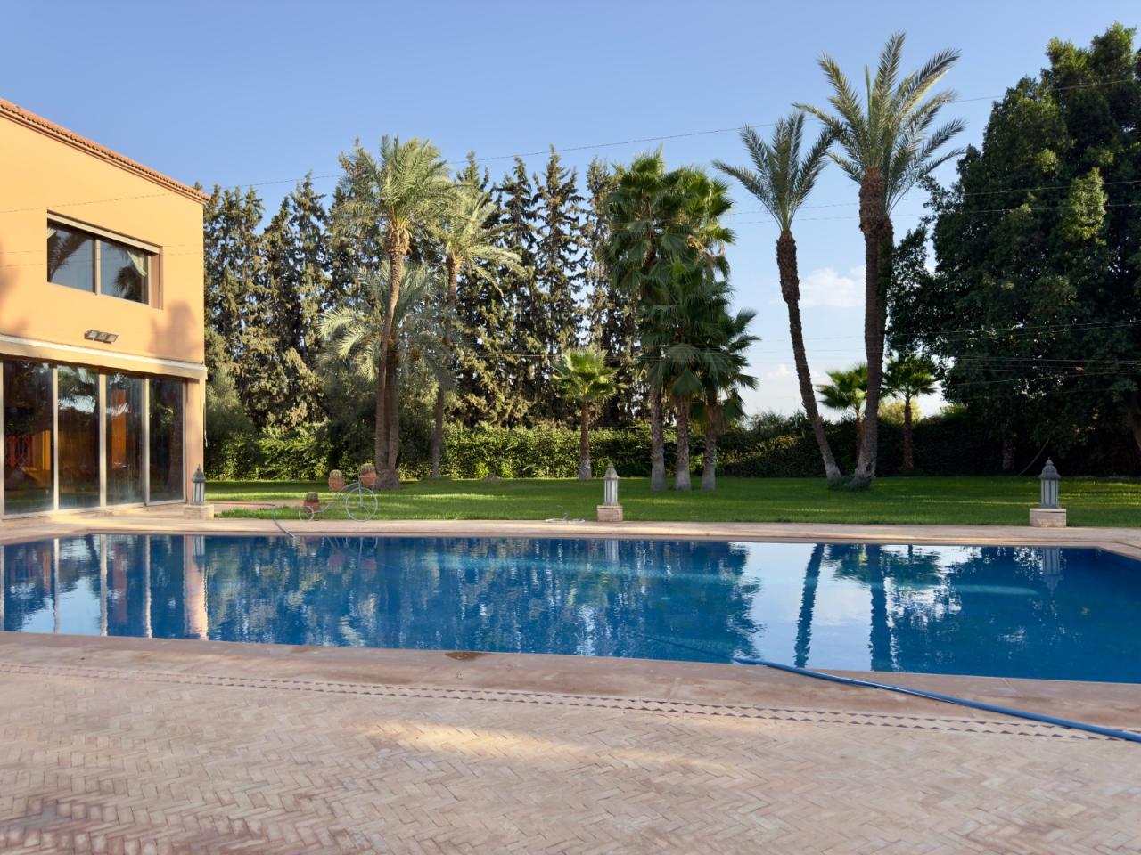 Villa de luxe contemporaine et traditionnelle – Palmeraie Marrakech