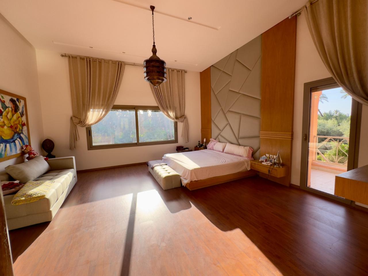 Villa de luxe contemporaine et traditionnelle – Palmeraie Marrakech