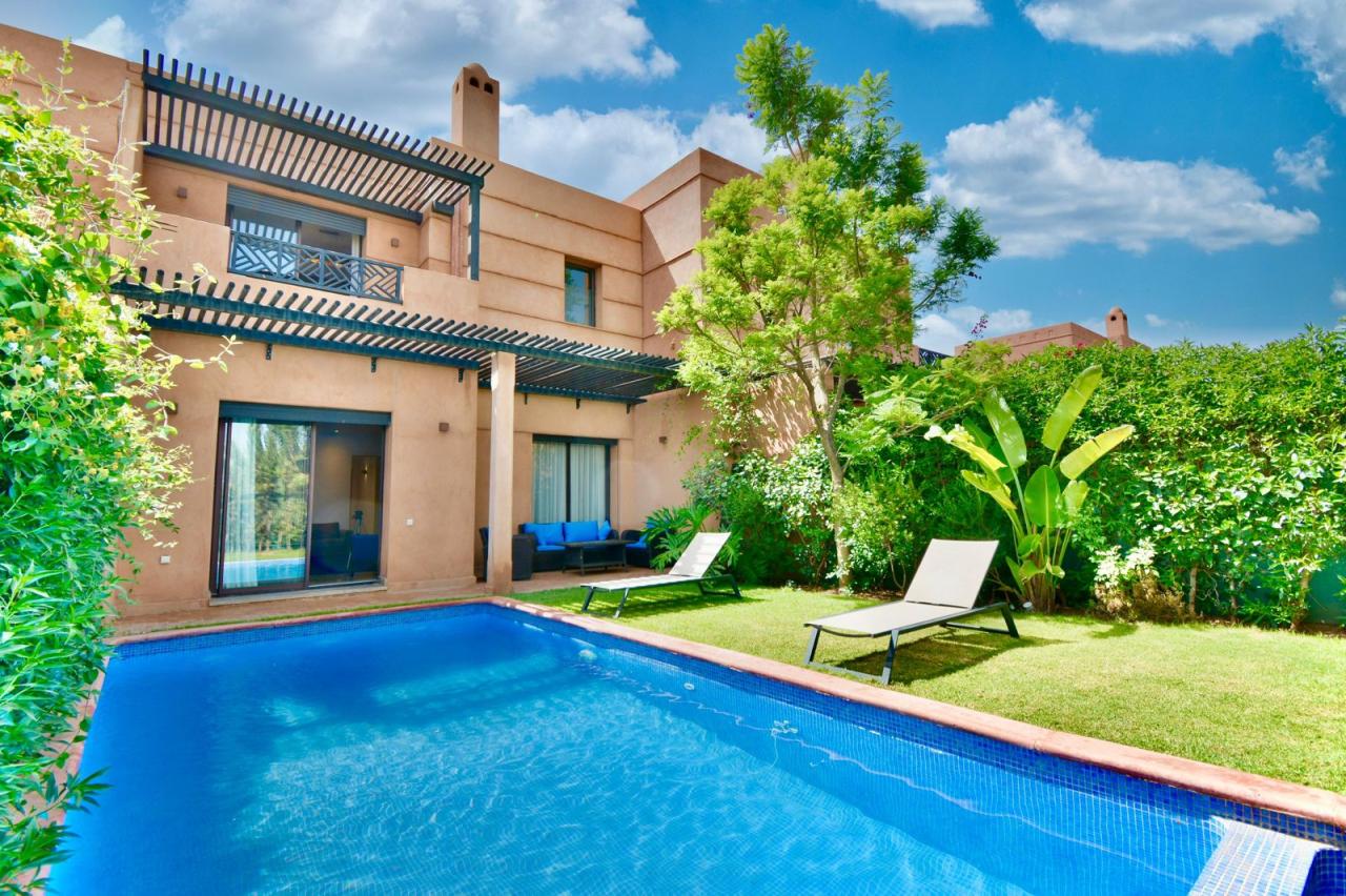 Location Villa Marrakech Golf avec Piscine Privée – Résidence Sécurisée Route Ourika