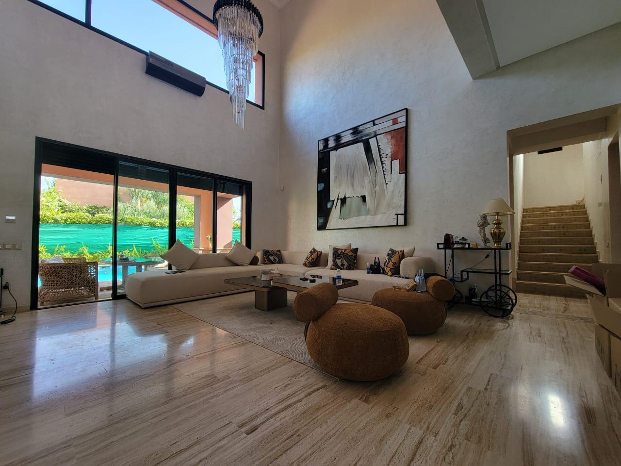 Villa de luxe en location route de Fès