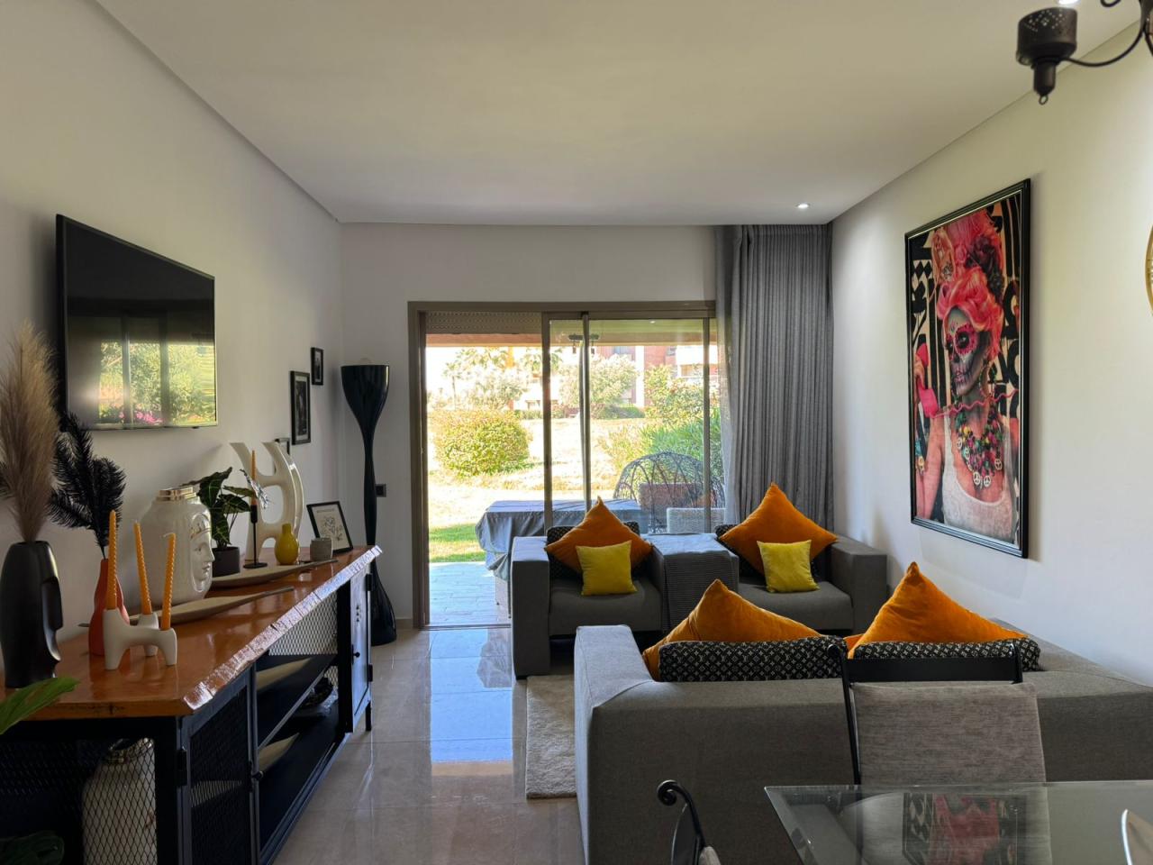 Rez-de-Jardin Meublé raffiné à louer Prestigia opale