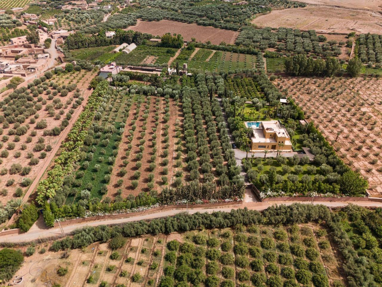 Villa Ferme de Luxe à Vendre – Route de Fès