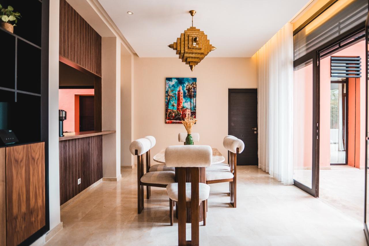 Villa de luxe 3 Suites à Louer Meublée – Domaine Résidentiel Golfique Premium