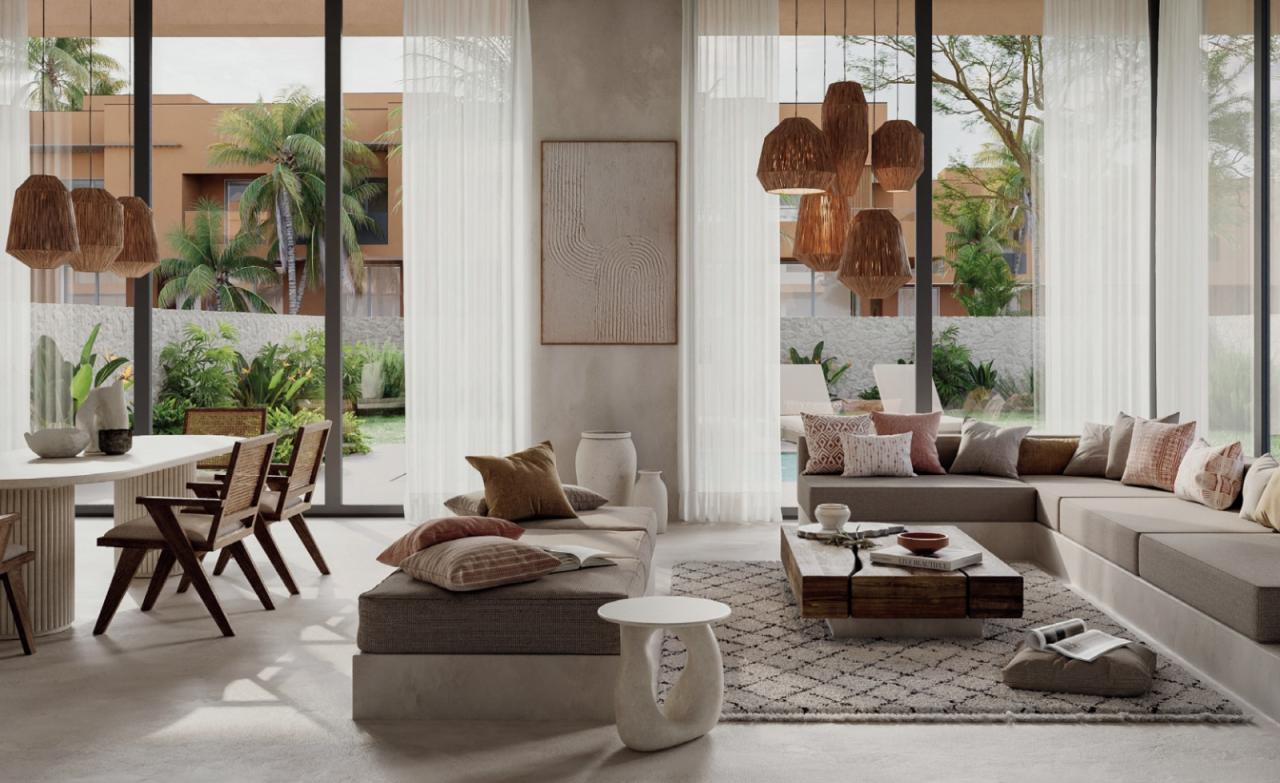 Villas modernes authentiques à vendre – Route d'Amezmiz Marrakech