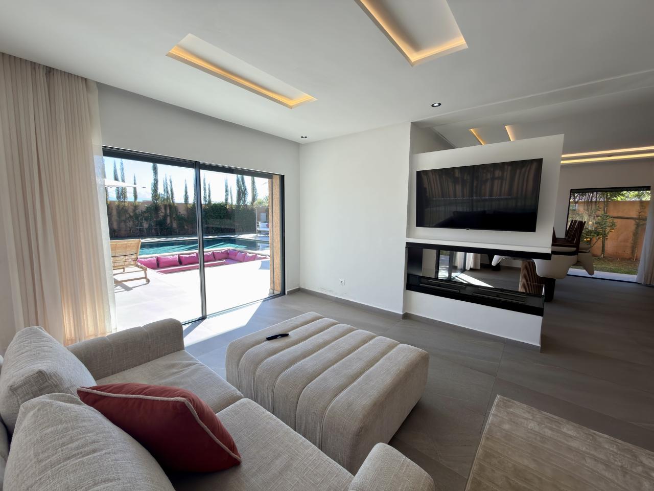 Villa de Vacances 4 Chambres avec Piscine Privée – Route de l’Ourika