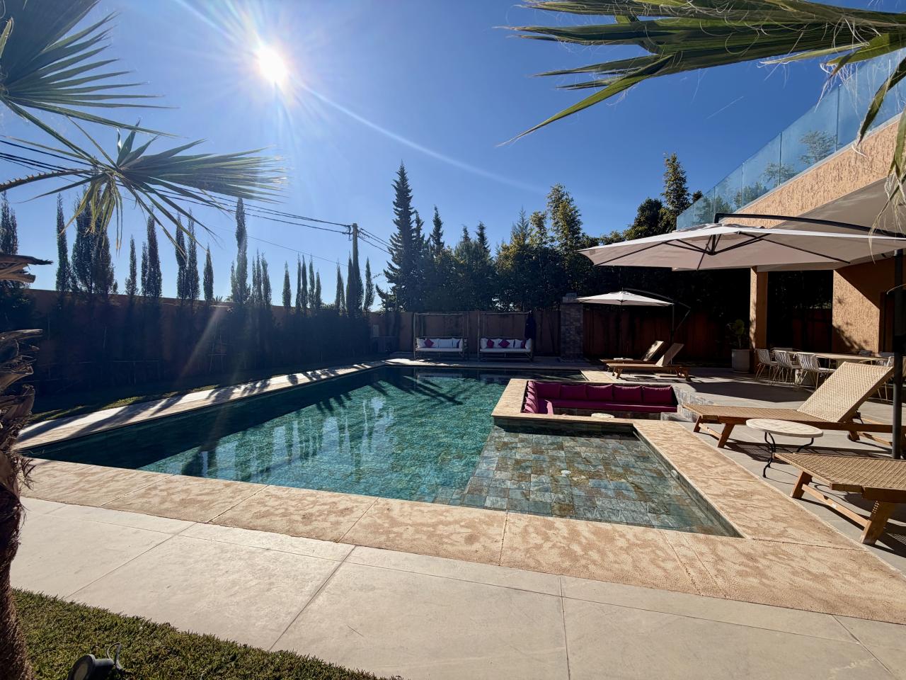 Villa de Vacances 4 Chambres avec Piscine Privée – Route de l’Ourika
