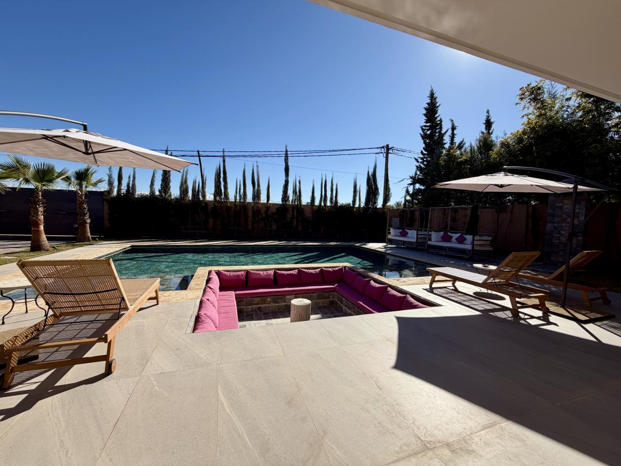 Villa de Vacances 4 Chambres avec Piscine Privée – Route de l’Ourika