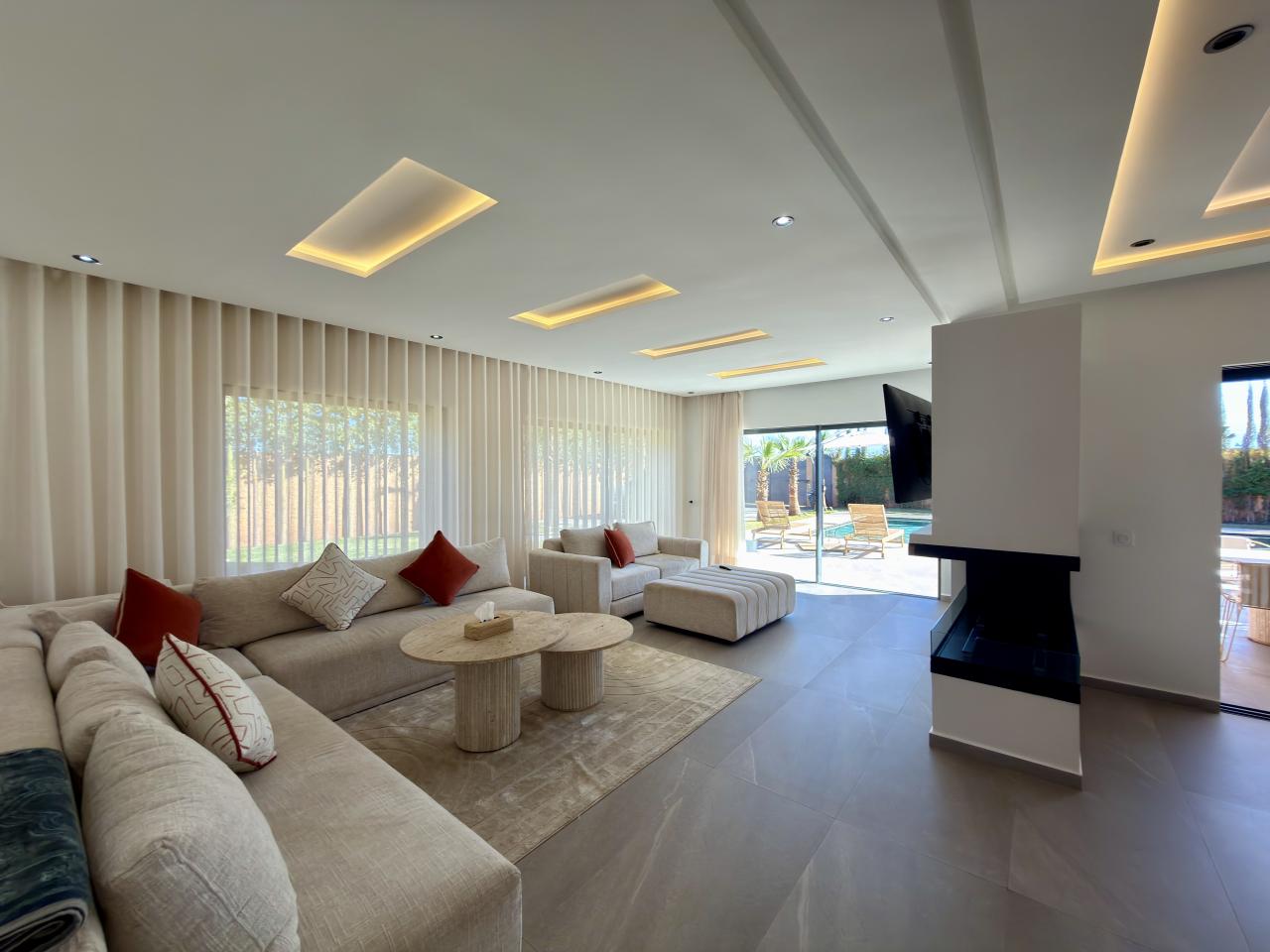 Villa de Vacances 4 Chambres avec Piscine Privée – Route de l’Ourika