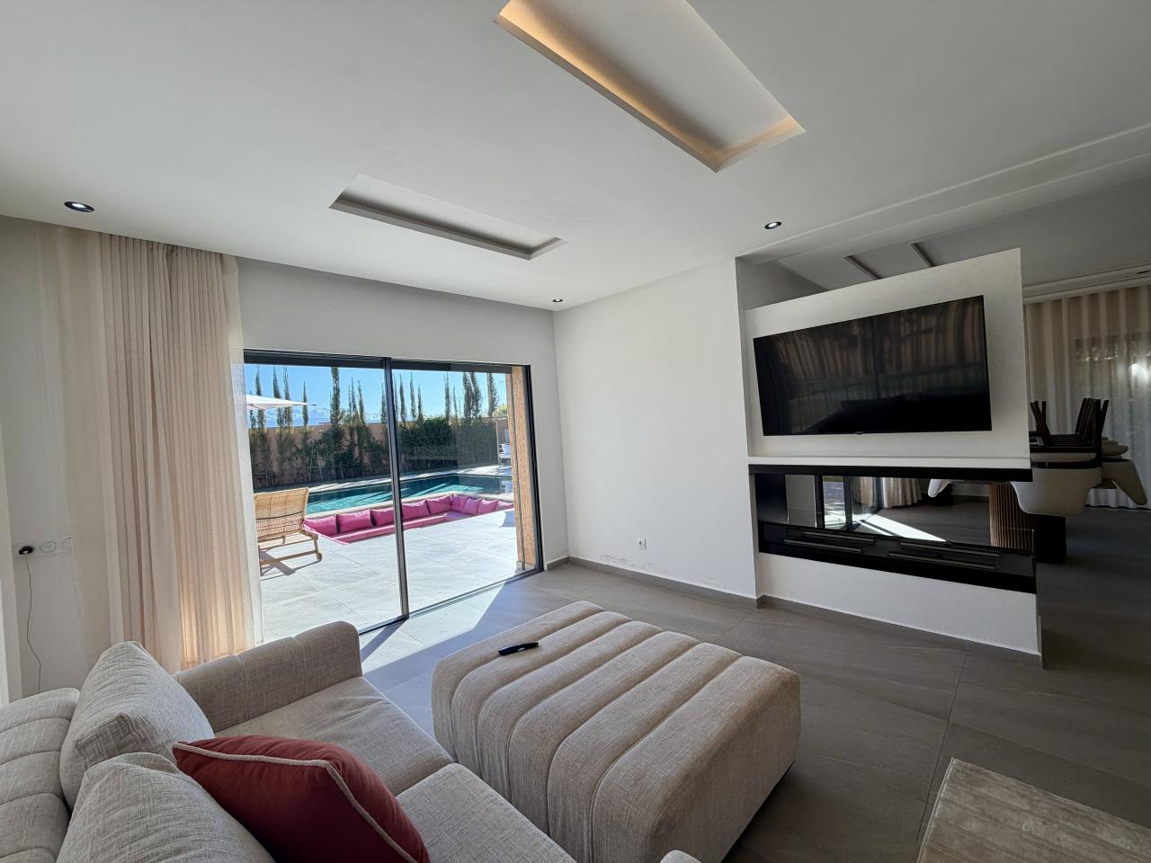 Villa de Vacances 4 Chambres avec Piscine Privée – Route de l’Ourika