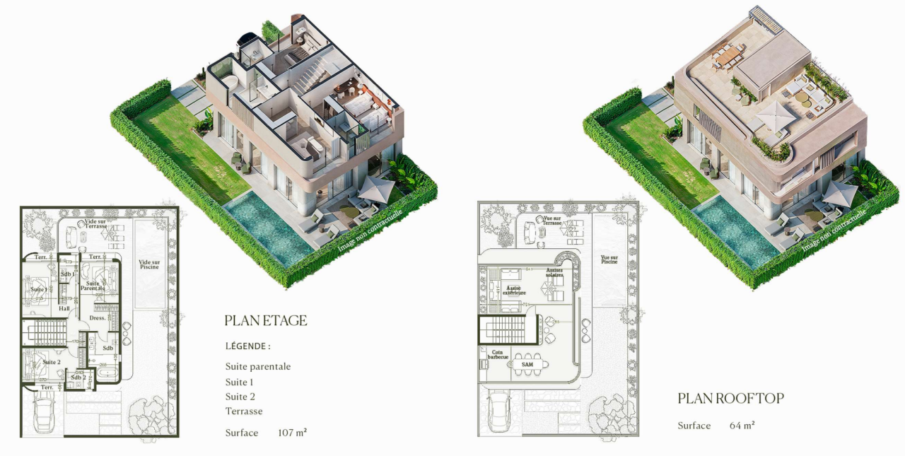 Villas Haut Standing de Prestige 4 Suites à Vendre – À partir de